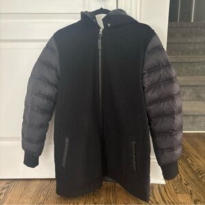 Mackage Black Hooded Jacket